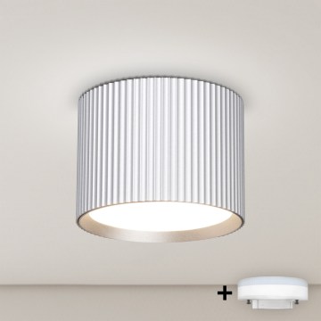 Brilagi - LED RGB+CCT dimbare spot STRIPY 1xGX53/14W/230V 2700-6500K Wi-Fi Tuya zilver