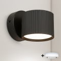Brilagi - LED RGB+CCT Dimbare wandspot STRIPY 1xGX53/14W/230V 2700-6500K Wi-Fi Tuya zwart