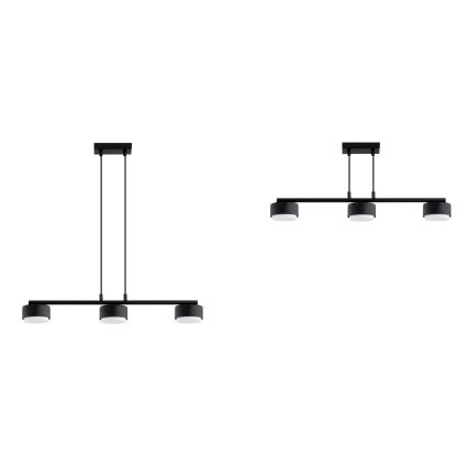 Brilagi - LED RGB+CCT dimbare hanglamp aan kabel MONO 3xGX53/14W/230V 2700-6500K Wi-Fi Tuya zwart