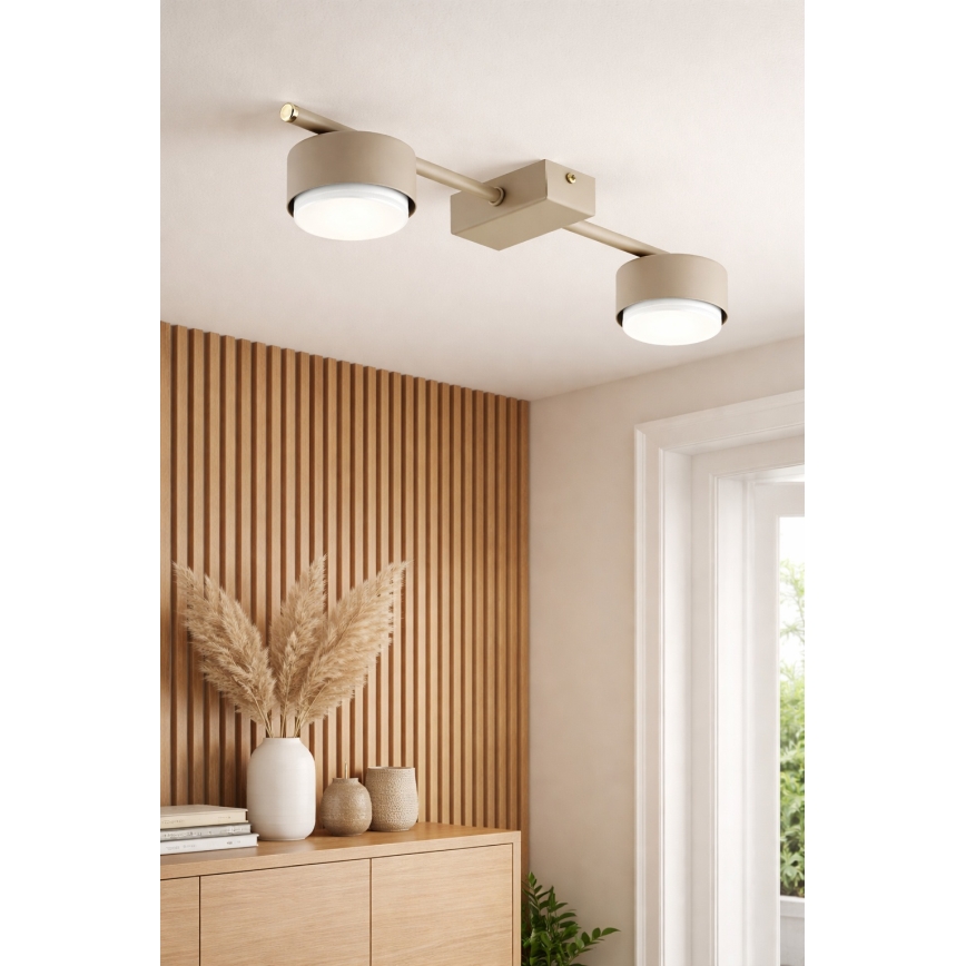 Brilagi - Dimbare LED RGB+CCT spot MONO 2xGX53/14W/230V 2700-6500K Wi-Fi Tuya beige