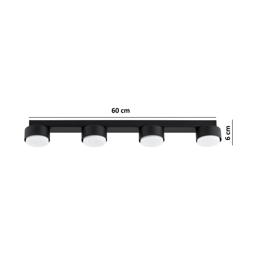 Brilagi - LED RGB+CCT dimbare inbouwspot MONO 4xGX53/14W/230V 2700-6500K Wi-Fi Tuya zwart