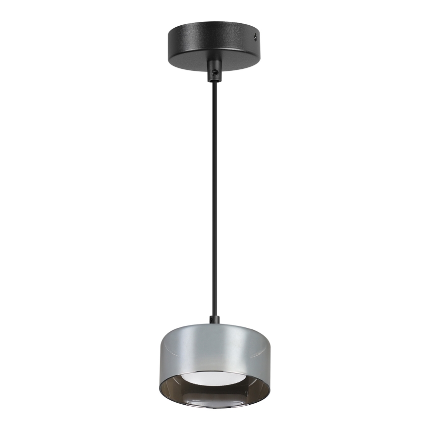 Brilagi - LED RGB+CCT dimbare pendellamp aan kabel AURA LUX 1xGX53/14W/230V 2700-6500K Wi-Fi Tuya zwart/rook