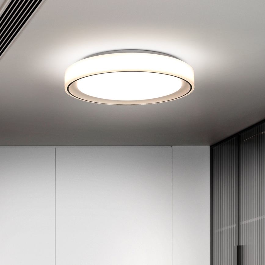 Brilagi - Dimbare LED RGB plafondlamp FLOCO LED/30W/230V 3000-6500K Wi-Fi Tuya + LED/6W + afstandsbediening