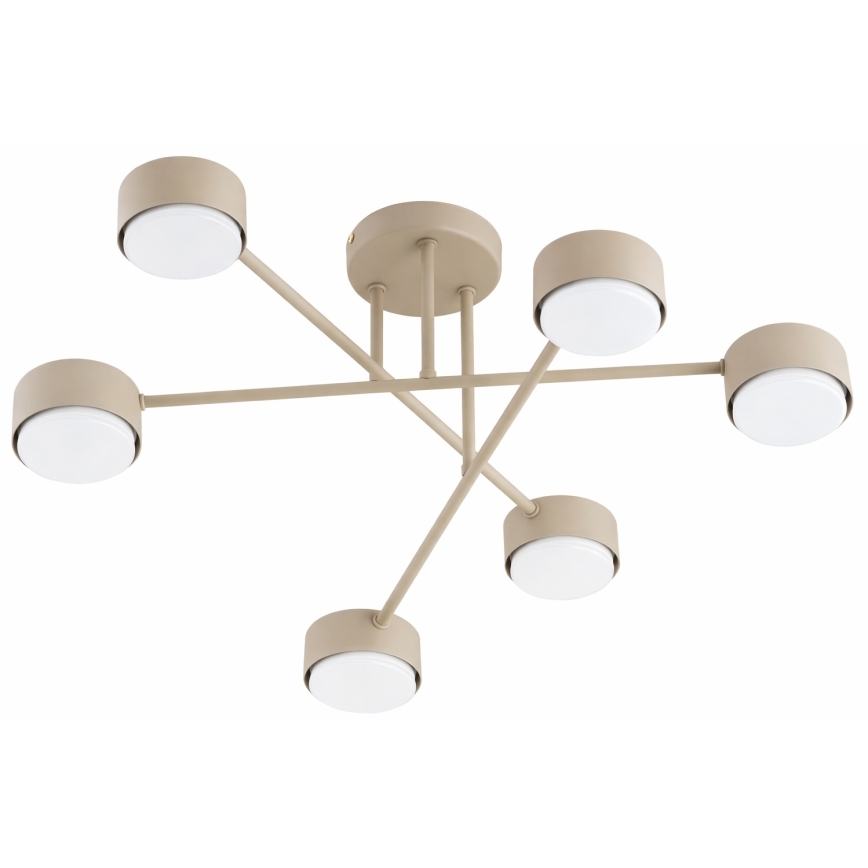 Brilagi - LED RGB+CCT dimbare opbouwkroonluchter MONO 6xGX53/14W/230V 2700-6500K Wi-Fi Tuya zwart