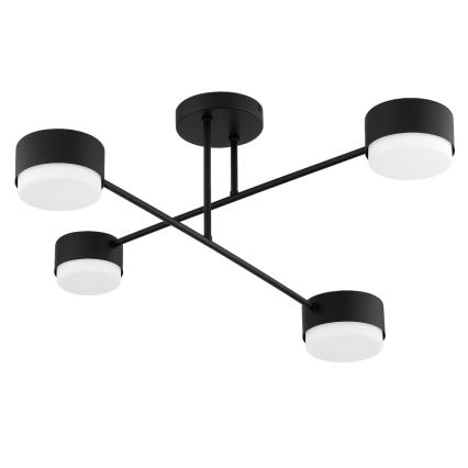 Brilagi - LED RGB+CCT dimbare opbouwlamp MONO 4xGX53/14W/230V 2700-6500K Wi-Fi Tuya zwart