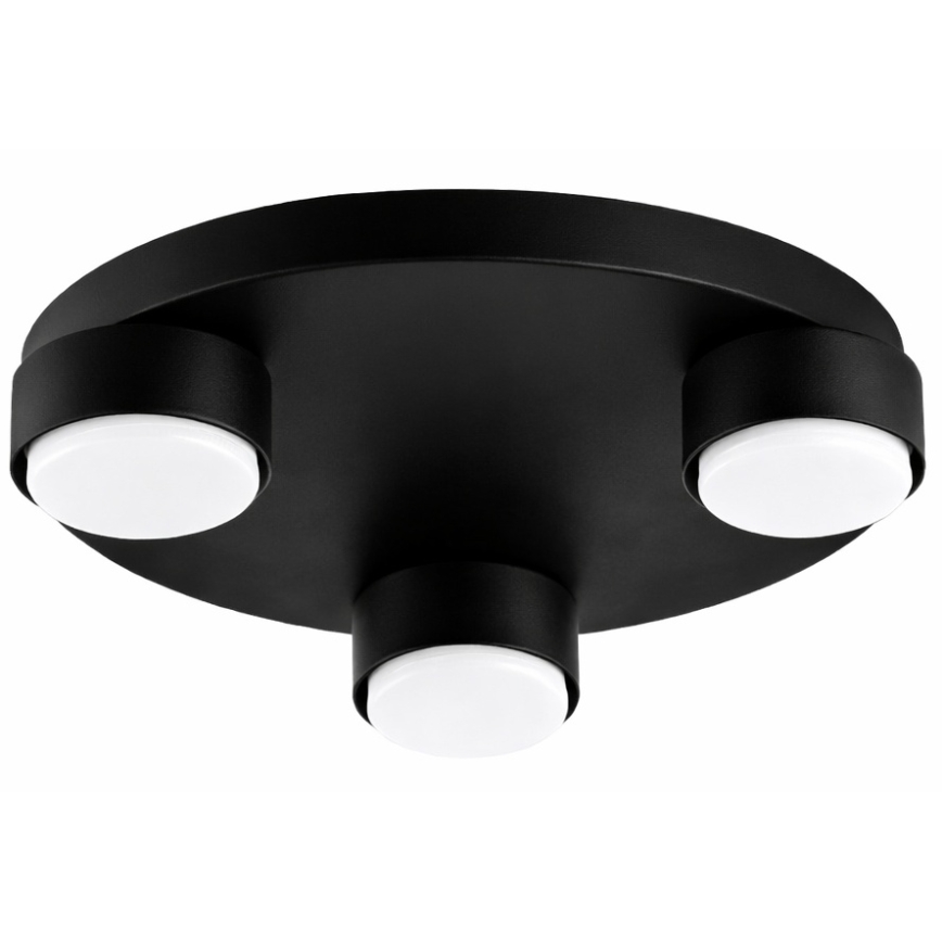 Brilagi - LED RGB+CCT dimbare plafondlamp MONO 3xGX53/14W/230V 2700-6500K Wi-Fi Tuya Ø 30 cm zwart