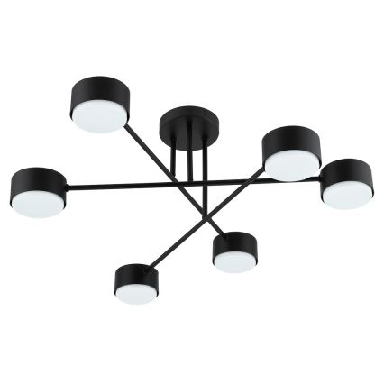 Brilagi - LED RGB+CCT dimbare opbouwplafondlamp MONO 6xGX53/14W/230V 2700-6500K Wi-Fi Tuya zwart