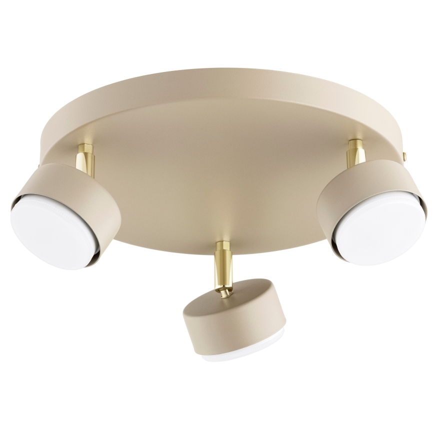 Brilagi - LED RGB+CCT dimbare spot MONO 3xGX53/14W/230V 2700-6500K Wi-Fi Tuya beige/goud