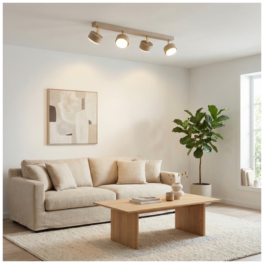 Brilagi - LED RGB+CCT dimbare spot MONO 4xGX53/14W/230V 2700-6500K Wi-Fi Tuya beige