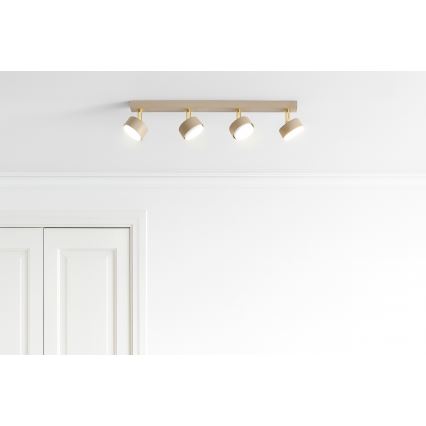 Brilagi - LED RGB+CCT dimbare spot MONO 4xGX53/14W/230V 2700-6500K Wi-Fi Tuya beige