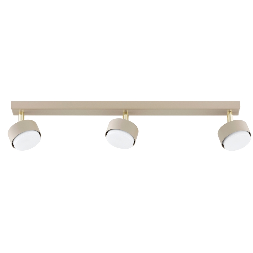 Brilagi - Dimbare LED RGB+CCT MONO spotlamp 3xGX53/14W/230V 2700-6500K Wi-Fi Tuya beige