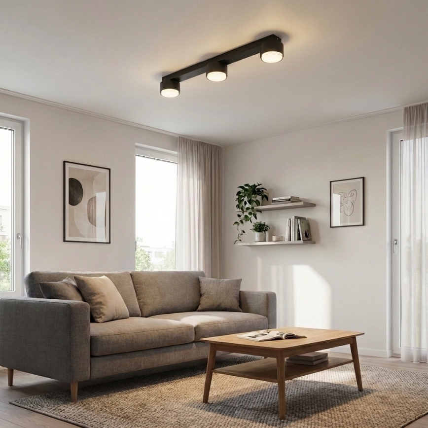 Brilagi - LED RGB+CCT dimbare spot MONO 3xGX53/14W/230V 2700-6500K Wi-Fi Tuya zwart