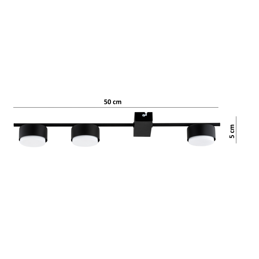 Brilagi - LED RGB+CCT Dimbare spot MONO 3xGX53/14W/230V 2700-6500K Wi-Fi Tuya zwart