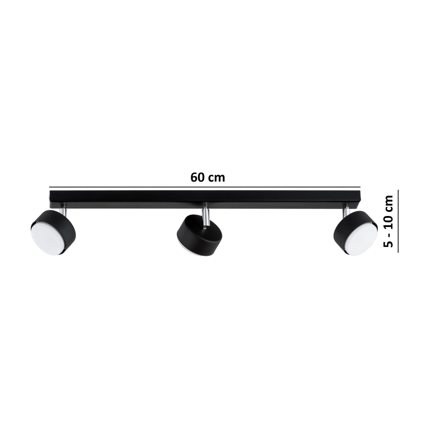 Brilagi - LED RGB+CCT dimbare spot MONO 3x GX53/14W/230V 2700-6500K Wi-Fi Tuya zwart