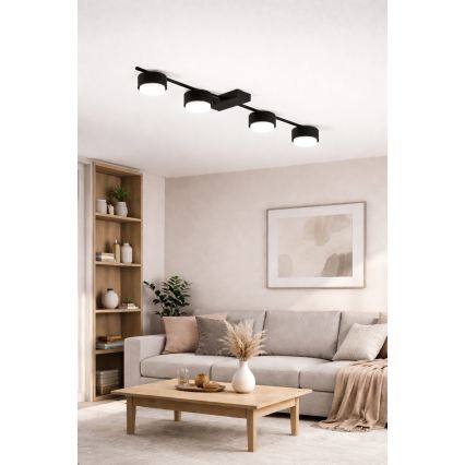 Brilagi - LED RGB+CCT dimbare plafondspot MONO 4xGX53/14W/230V 2700-6500K Wi-Fi Tuya zwart