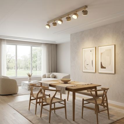 BRILAGI - LED RGB+CCT Dimbare inbouwspot MONO 6xGX53/14W/230V 2700-6500K Wi-Fi Tuya beige/goud