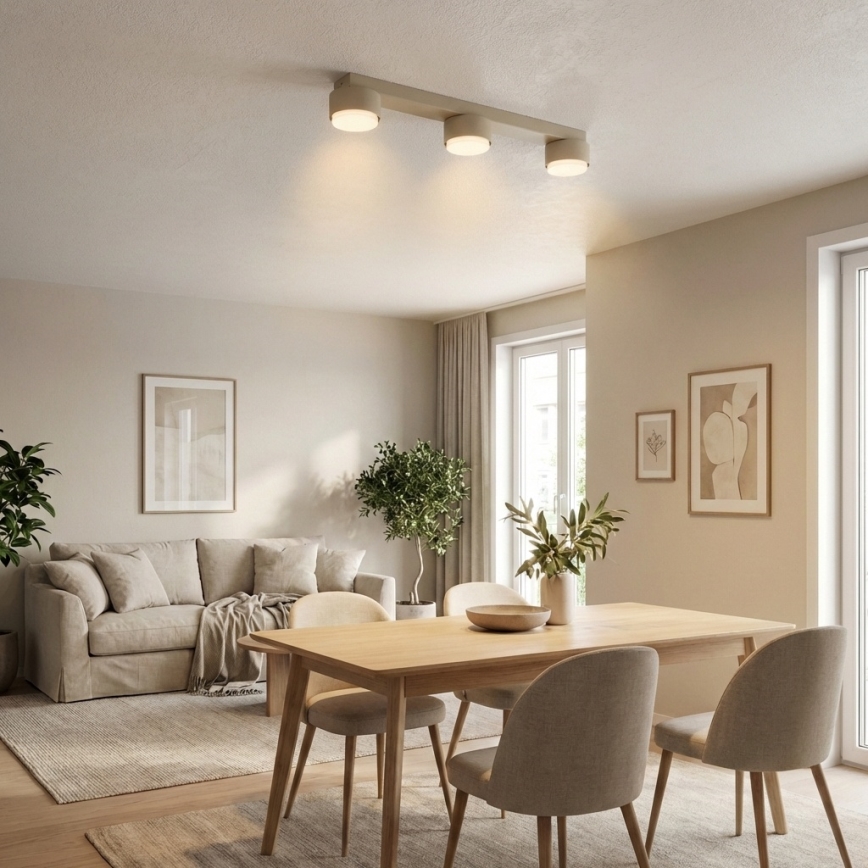 Brilagi - LED RGB+CCT dimbare spot MONO 3xGX53/14W/230V 2700-6500K Wi-Fi Tuya beige
