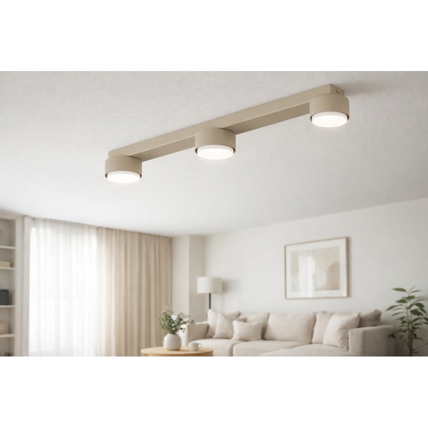 Brilagi - LED RGB+CCT dimbare spot MONO 3xGX53/14W/230V 2700-6500K Wi-Fi Tuya beige