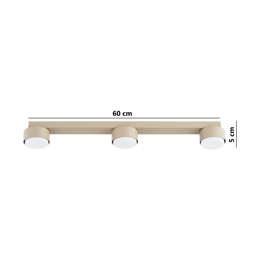 Brilagi - LED RGB+CCT dimbare spot MONO 3xGX53/14W/230V 2700-6500K Wi-Fi Tuya beige