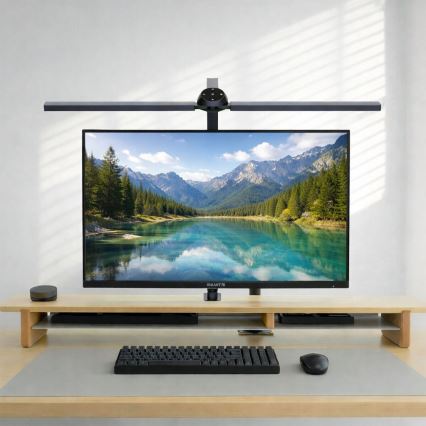 Brilagi - Dimbare RGB-LED tafellamp met aanraakbediening en klem VARIO LED/18W/230V 3000-6500K CRI 96