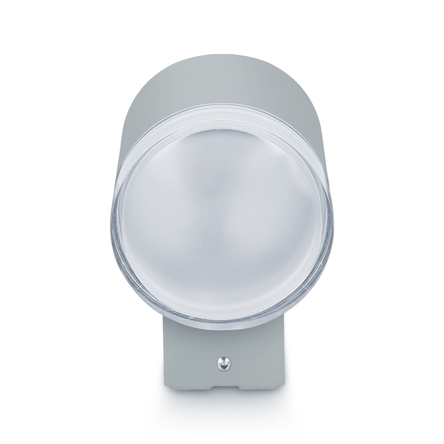 Brilagi - LED RGBW dimbare buitenwandlamp MATERA 1xGU10/4,8W/230V 3000K IP54 grijs + afstandsbediening