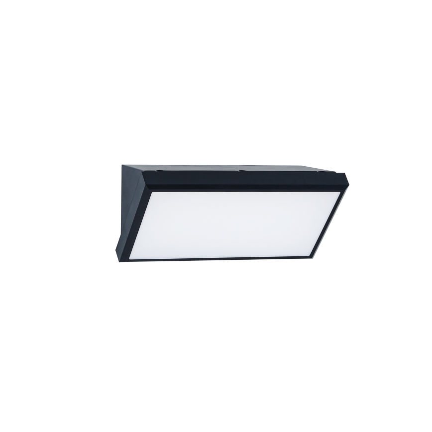 Brilagi - LED RGBW dimbare buitenwandlamp TRIANGLE 1xE27/9W/230V 2700-6500K IP65 zwart