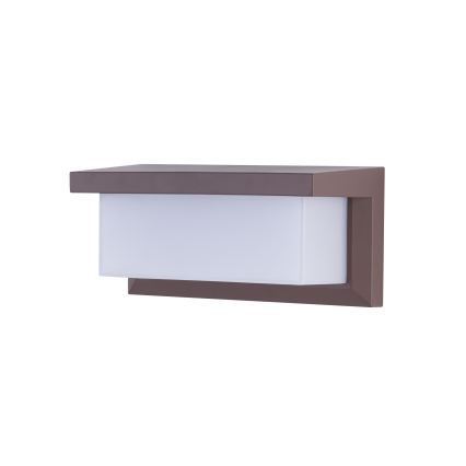 BRILAGI - LED RGBW dimbare buitenwandlamp BRICKY 1xE27/12W/230V 2700-6500K IP54 bruin