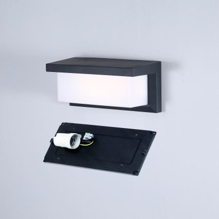 Brilagi - LED RGBW dimbare buitenwandlamp BRICKY 1xE27/15W/230V 2700-6500K antraciet IP54