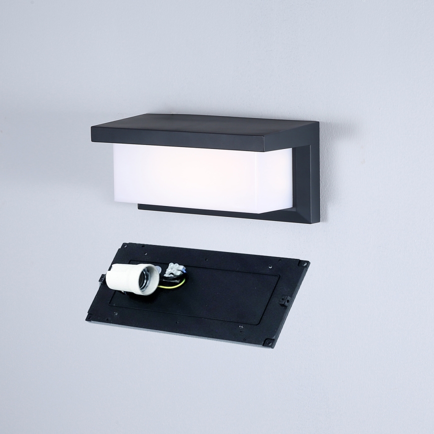 Brilagi - LED RGBW dimbare buitenwandlamp BRICKY 1xE27/9W/230V 2700-6500K antraciet IP54