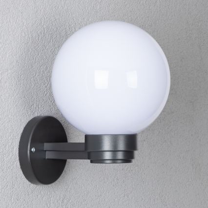 Brilagi - LED RGBW dimbare buitenwandlamp HARBOR 1xE27/9W/230V 2700-6500K IP33 antraciet/wit