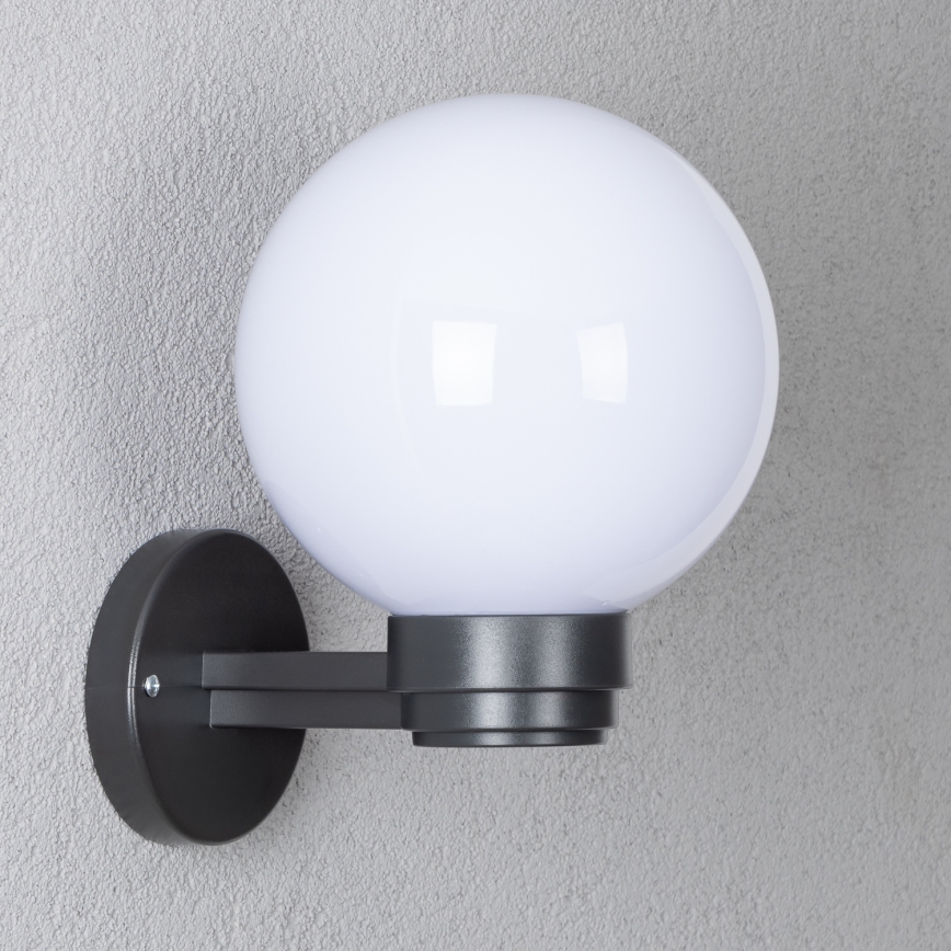 Brilagi - LED RGBW dimbare buitenwandlamp HARBOR 1xE27/9W/230V 2700-6500K IP33 antraciet/wit