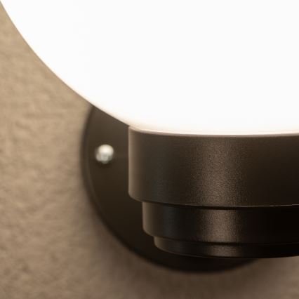 BRILAGI - LED RGBW dimbare buitenwandlamp HARBOR 1xE27/12W/230V 2700-6500K IP33 zwart/wit