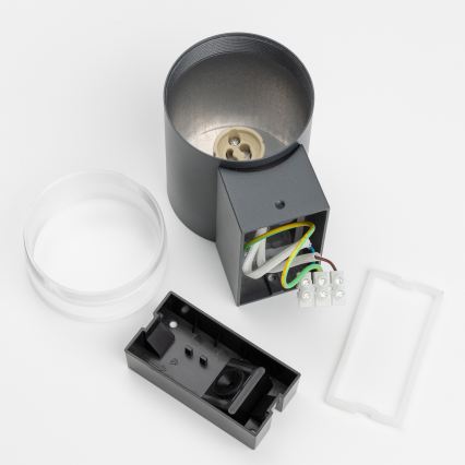 Brilagi - LED RGBW dimbare buitenwandlamp MATERA 1xGU10/4,8W/230V 3000K IP54 antraciet + afstandsbediening