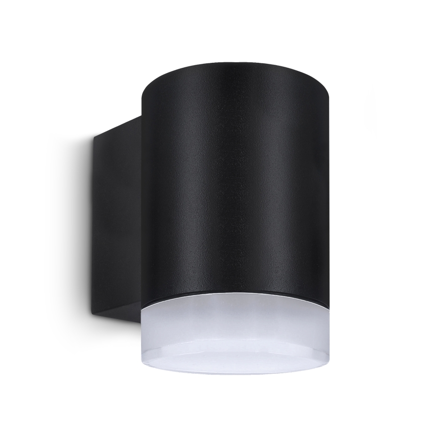 Brilagi - LED RGBW dimbare buitenwandlamp MATERA 1xGU10/4,8W/230V 3000K IP54 zwart + afstandsbediening