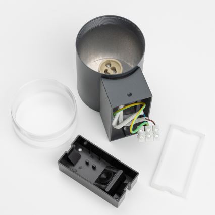 Brilagi - LED RGBW dimbare buitenwandlamp MATERA 1xGU10/6W/230V 3000K IP54 antraciet + afstandsbediening