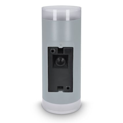 Brilagi - LED RGBW dimbare buitenwandlamp MATERA 2xGU10/4,8W/230V 3000K IP54 grijs + afstandsbediening