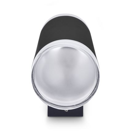 Brilagi - LED RGBW dimbare buitenwandlamp MATERA 2xGU10/6W/230V 3000K IP54 zwart + afstandsbediening