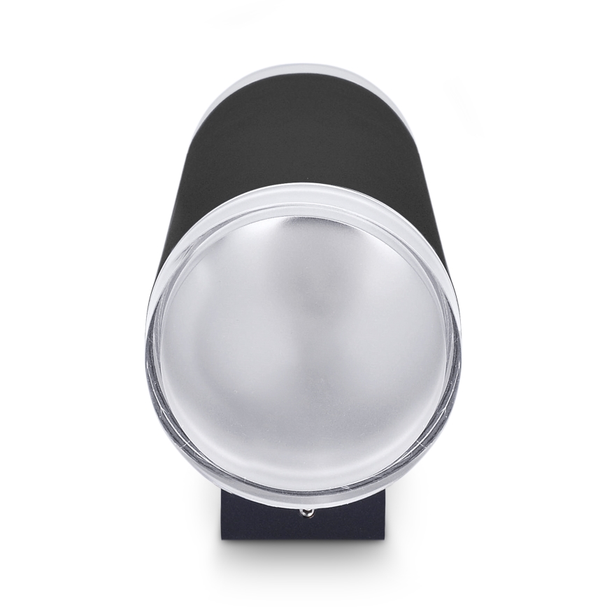 Brilagi - LED RGBW dimbare buitenwandlamp MATERA 2xGU10/6W/230V 3000K IP54 zwart + afstandsbediening