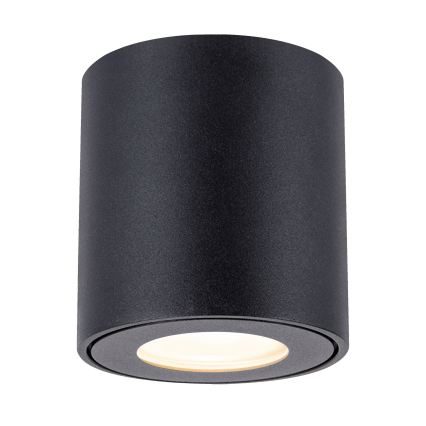 Brilagi - LED RGBW dimbare badkamerlamp MIA 1xGU10/4,8W/230V 3000K 84x80 mm zwart IP54 + afstandsbediening