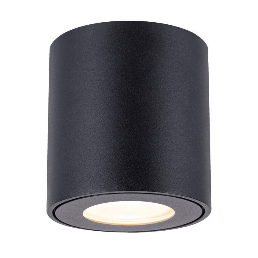 Brilagi - LED RGBW dimbare badkamerlamp MIA 1xGU10/4,8W/230V 3000K 84x80 mm zwart IP54 + afstandsbediening