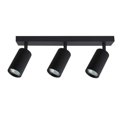 Brilagi - LED RGBW dimbare spot SELE MODERN 3xGU10/4,8W/230V 3000K zwart + afstandsbediening