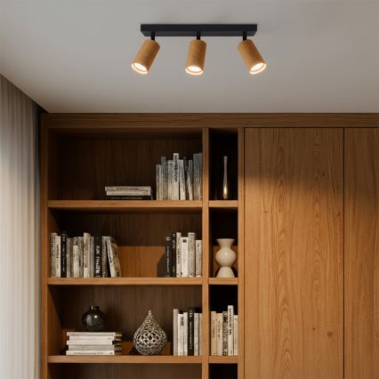 Brilagi - LED RGBW dimbare spot SELE MODERN 3xGU10/4,8W/230V 3000K goud + afstandsbediening