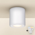 Brilagi - LED RGBW dimbare badkamerarmatuur MIA 1xGU10/30W/230V 2700-6500K Wi-Fi 84x80 mm wit IP54