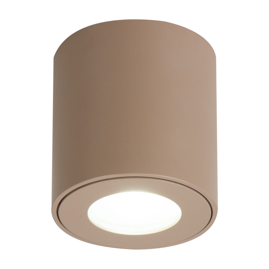 Brilagi - LED RGBW dimbare badkamerlamp MIA 1xGU10/4,8W/230V 3000K 84x80 mm beige IP54 + afstandsbediening