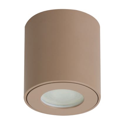 Brilagi - LED RGBW dimbare badkamerlamp MIA 1xGU10/4,8W/230V 3000K 84x80 mm beige IP54 + afstandsbediening