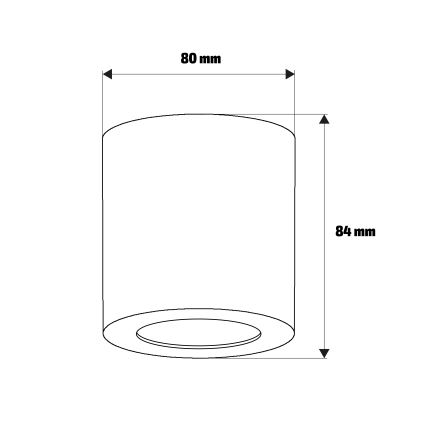 Brilagi - LED RGBW dimbare badkamerlamp MIA 1xGU10/4,8W/230V 3000K 84x80 mm beige IP54 + afstandsbediening