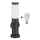 Brilagi - LED RGBW dimbare buitenlamp met 2 stopcontacten 1xE27/9W/230V 2700-6500K IP44 40 cm zwart
