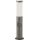 Brilagi - LED RGBW dimbare buitenlamp met geïntegreerd stopcontact ELIA 1xE27/6,5W/230V 2700-6500K IP44 Wi-Fi 50 cm mat chroom