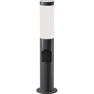 Brilagi - LED RGBW dimbare buitenlamp met stopcontact ELIA 1xE27/6,5W/230V 2700-6500K IP44 Wi-Fi 50 cm antraciet