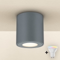Brilagi - LED RGBW dimbare buitenlamp MIA 1xGU10/30W/230V 3000K Wi-Fi 84x80 mm antraciet IP54